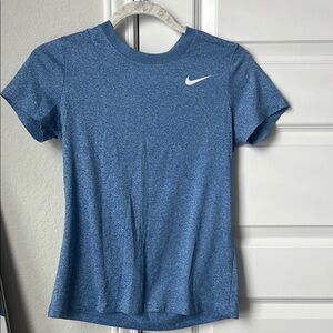 Nike Blue Fitted Short Sleeve Tee